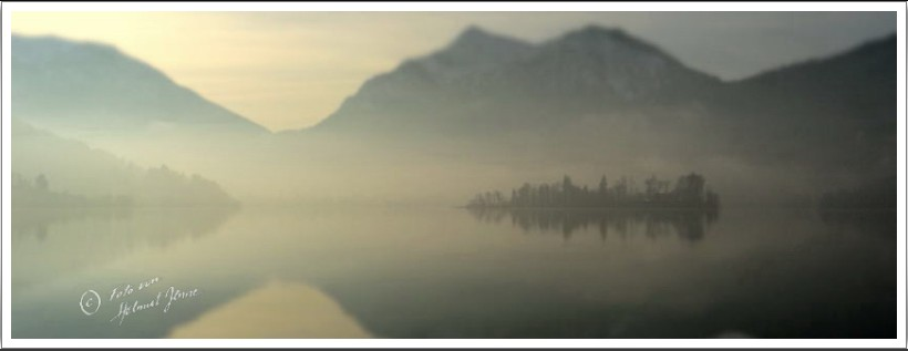 Bild Schliersee im Nebel von Helmut Jenne